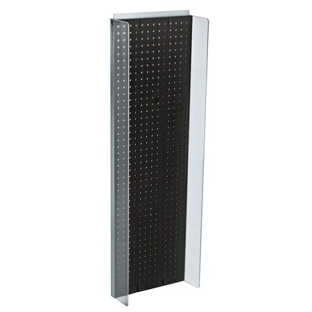 Azar Displays 13.5"W x 44"H Pegboard Powerwing Display 700350-BLK